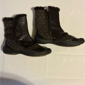 JBU Quilted Faux Fur Winter Boots